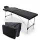 Table de massage pliante | Kinésithérapie | Appui-tête | Portable | Aluminium | 186x60cm | Noir | CA-01 Light | Mobiclinic - Foto 1