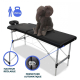 Table de massage pliante | Kinésithérapie | Appui-tête | Portable | Aluminium | 186x60cm | Noir | CA-01 Light | Mobiclinic - Foto 3
