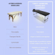 Table de massage pliante | Kinésithérapie | Appui-tête | Portable | Aluminium | 186x60cm | Noir | CA-01 Light | Mobiclinic - Foto 6