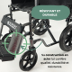 Fauteuil roulant | Pliant | Petites roues | Repose-pieds amovibles | S230 Sevilla | TOP | Mobiclinic - Foto 22