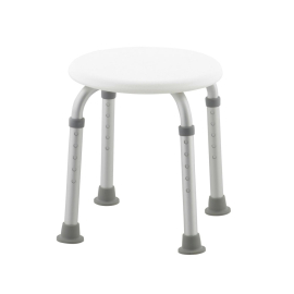 Tabouret de salle de bain | Réglable | Antidérapant | Blanc | Phare| Mobiclinic