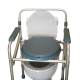 Chaise percée avec WC | Pliable | Légère | Avec couvercle | Hauteur réglable | Accoudoirs | Aluminium | Mar | Mobiclinic - Foto 9
