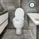 Rehausseur WC | Sans couvercle | Hauteur 10 cm | Blanc | Titan | Mobiclinic - Foto 6