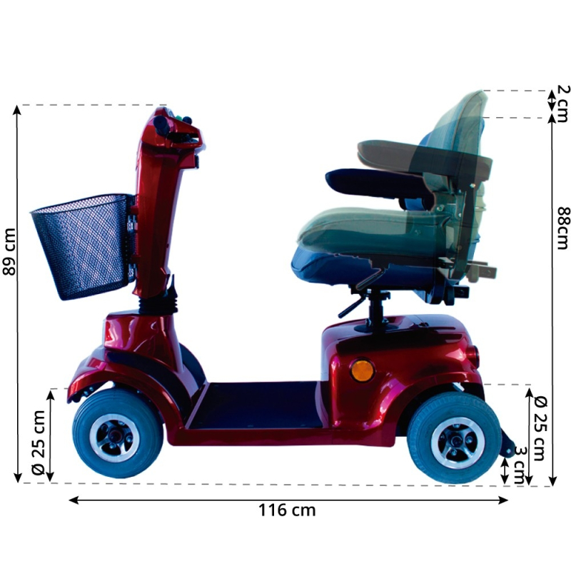 Scooters de mobilité pliants légers, Scooters de mobilité Adultes fauteuils  roulants électriquesPortables, Fauteuil Roulant électrique Mobile pour s, Scooter  électrique c : : Hygiène et Santé