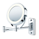 Miroir avec lumière LED et zoom pour le maquillage | Beurer | Miroir mural de maquillage (amovible) 2 en 1 | Fait en chrome - Foto 1