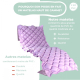 Matelas anti escarre | À air | Avec compresseur | PVC médical ignifuge |200x90x7cm|130 cellules| Lilas | Mobi 1 | Mobiclinic - Foto 3