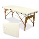 Table de massage pliante en bois |180x60 cm | Crème | CM-01 BASIC| Mobiclinic - Foto 1