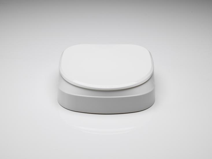 Réhausseur toilettes, réhausseur wc, avec couvercle, hauteur 10 cm, aquatec 90 (Invacare)