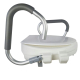 Rehausseur de toilette | Rehausse WC | Couvercle, accoudoirs amovibles | Hauteur 10 cm | Alcalá | Mobiclinic - Foto 8