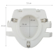 Rehausseur de toilette | Rehausse WC | Couvercle, accoudoirs amovibles | Hauteur 10 cm | Alcalá | Mobiclinic - Foto 11