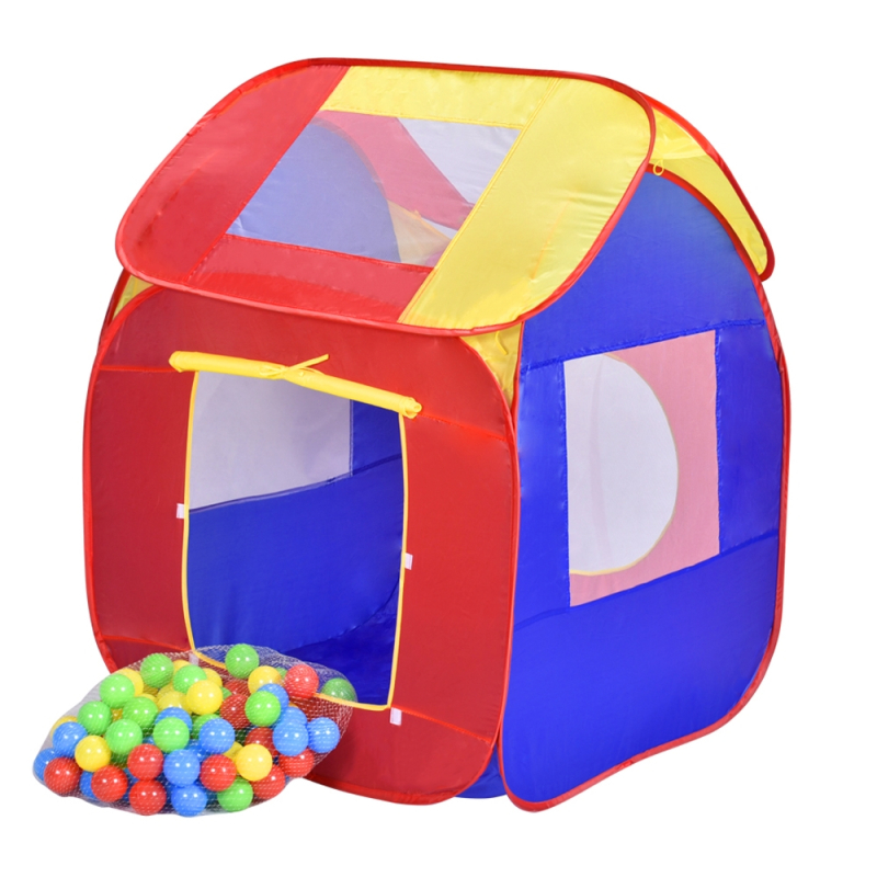 Tente pour enfants, Pliable, Comprend des balles, Multicolore, Aventuras