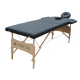 Table de massage pliante | Kinesithérapie | Bois | Revêtement similicuir | 186x60 cm | Noir | CM-01 Light | Mobiclinic - Foto 4