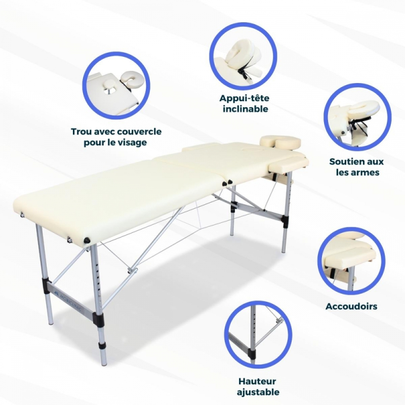 Protection pour table de massage et kinésithérapie 75 x 200