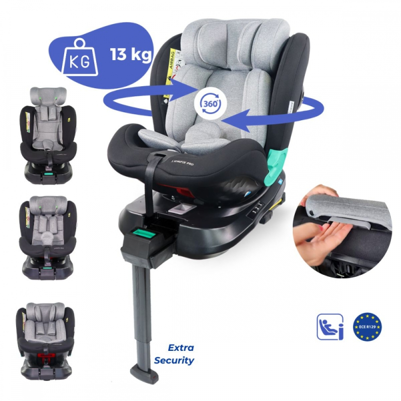 Siège auto isofix NINO pivotant 360° - 40-150 cm R129 i-Size