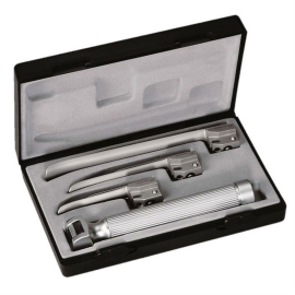 Kit de laryngoscope Ri-Standard | Lumière à vide 2,7V et lames 0, 1 et 2 | Mod Miller bébé | Riester (7070)