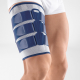 Bauerfeind orthèse cuisse | Blessures des quadriceps | Tissu en maille | Coussinets | Titán | Différentes tailles | MyoTrain - Foto 1