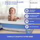 Baignoire pour enfants | Pliable | Compacte | Antidérapante | Avec pieds | Bleu | Bubba | Mobiclinic - Foto 6