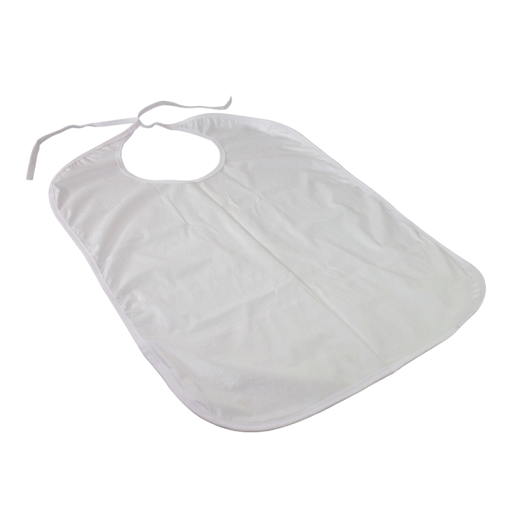 Bavoir adulte, eponge, avec poche, réutilisable, 65 x 45 cm, taille unique, mobiclinic