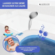 Pack de bain bébé | Baignoire enfant | Pliable | Antidérapant | Bleu | Thermomètre de bain | Sans mercure | Mobiclinic - Foto 4