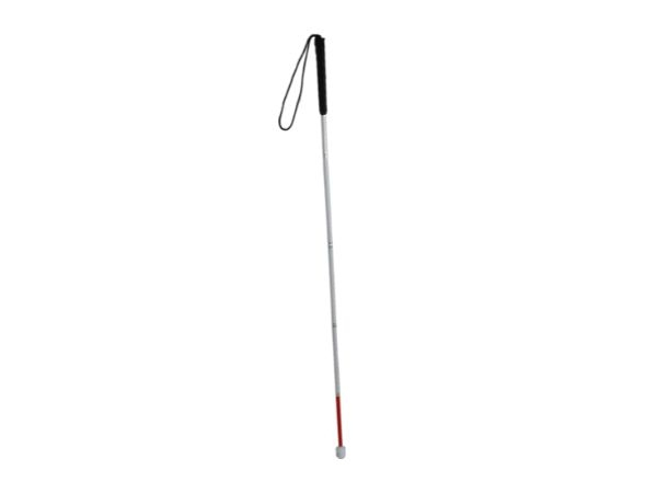 Canne d'aveugle, rouge et blanc, pour les aveugles, pliable, avec dragonne