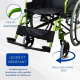 Pack Bolonia Plus | Fauteuil pliant | Vert | Aluminium | Coussin anti-escarres | Viscoélastique | Mobiclinic - Foto 11