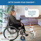 Fauteuil roulant | Aluminium | Pliable | Avec freins | Accoudoirs et repose-pieds | Ultraléger | Palacio | Mobiclinic - Foto 4