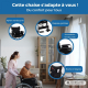 Fauteuil roulant | Aluminium | Pliable | Avec freins | Accoudoirs et repose-pieds | Dossier divisé | Palacio | Mobiclinic - Foto 6