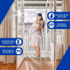 Barrière escalier porte| 76cm hauteur |Enfants |Pression| Fermer automatique |Double ouverture |Réglable 75-82| Raily|Mobiclinic - Foto 7