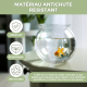 Petit aquarium rond | PET eco | 4L | Petits poissons | Nettoyage facile | 20x20x17,5cm | Jardin aquatique | Nemo | Mobiclinic - Foto 4