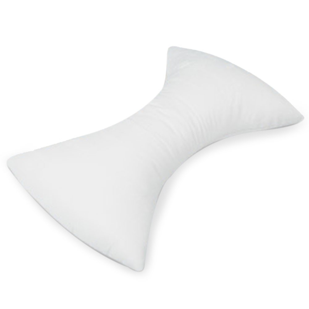 Oreiller cervical en forme de papillon, apaise les douleurs musculaires, fait en coton, couleur, blanc (Ortotex)