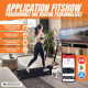 Tapis de course pliable | Parleur Bluetooth | 8 km/h | Électrique | Écran LCD 122x55x105cm | Silencieux | LOGAN | Mobiclinic - Foto 3