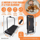 Tapis de course pliable | Parleur Bluetooth | 8 km/h | Électrique | Écran LCD 122x55x105cm | Silencieux | LOGAN | Mobiclinic - Foto 4