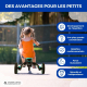 Tricycle 5 en 1 | Convertible | Réglable | Max 25 kg | Léger | 1,5-5 ans | Bleu | Chase | Mobiclinic - Foto 6