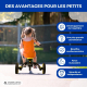 Tricycle 5 en 1 | Convertible | Réglable | Max 25 kg | Léger | 1,5-5 ans | Jaune | Chase | Mobiclinic - Foto 5