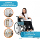 Fauteuil roulant pliable | Grandes roues | Orthopédique | Léger | Júcar | Clinicalfy - Foto 7