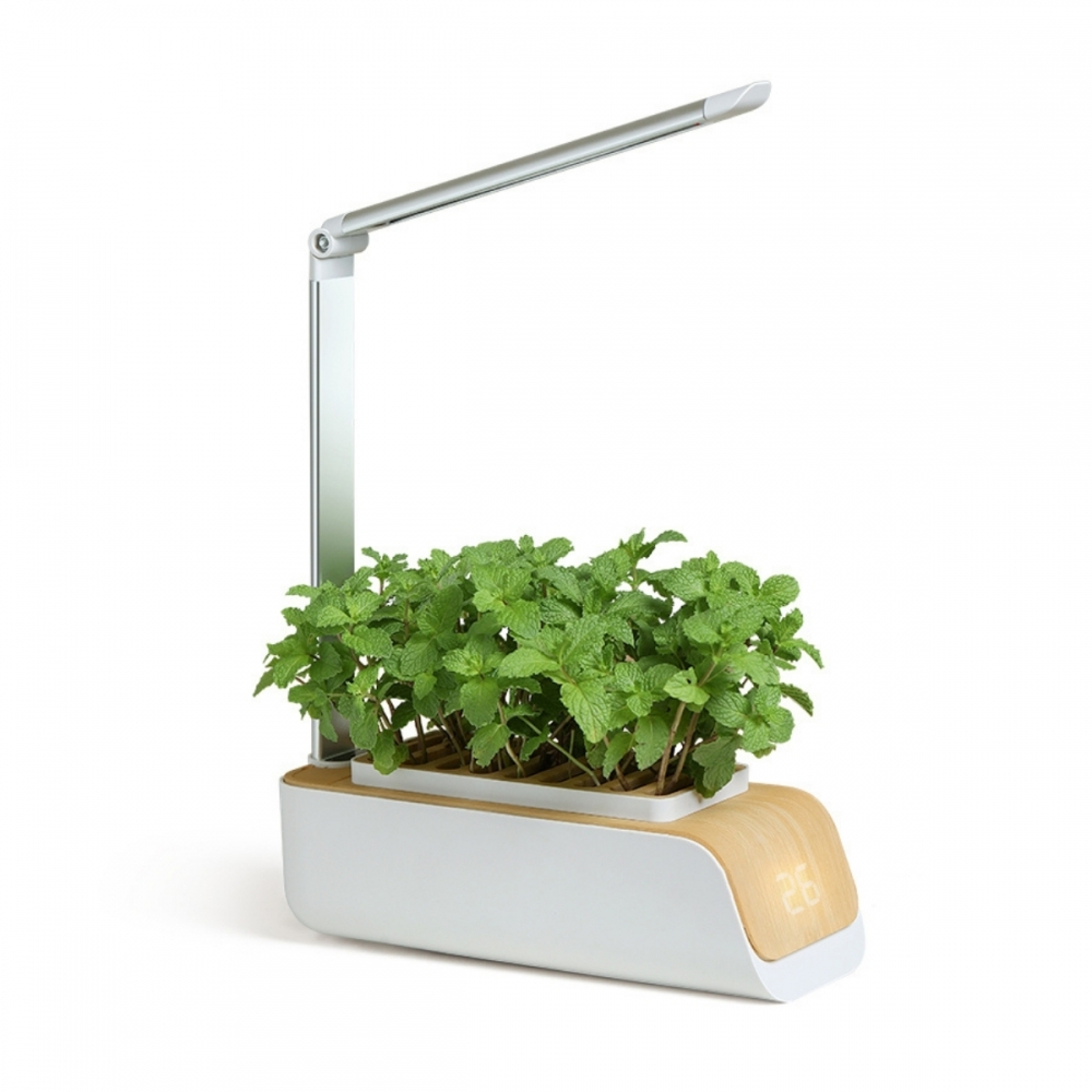 Jardin urbain automatique à led, culture sans lumière naturelle, hauteur et angle réglables, 4,5 w, mini-grow, mobiclinic