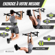 Barre de traction murale | Avec crochets pour accessoires | Kit d'ancrage inclus | Jusqu'à 250kg | Modèle K2 | Mobiclinic - Foto 3