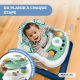 Trotteur | Réglable en 3 hauteurs | Pliable | Lumières et musique | Jouets | Rayo | Multicolore | Mobiclinic - Foto 4