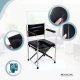 Chaise percée | Pliable | Avec couvercle | Acier chromé | Ebro | Mobiclinic - Foto 3