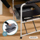Chaise percée | Pliable | Avec couvercle | Acier chromé | Ebro | Mobiclinic - Foto 7