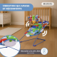 Hamac pour bébé | Arco Interactif | Inclinable | Avec harnais | Vibration | Musique | Flash | Multicolore | Mobiclinic - Foto 5