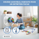 Hamac pour bébé | Arco Interactif | Inclinable | Avec harnais | Vibration | Musique | Flash | Multicolore | Mobiclinic - Foto 7