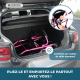 Déambulateur | Pliable | Aluminium | Freins sur les poignées | Siège et dossier | 4 roues | Rose | Escorial | Mobiclinic - Foto 4