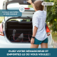 Déambulateur 4 roues | Pliable | Siège et dossier | Aluminium | Panier | Pour personnes âgées | Bordeaux | Prado | Mobiclinic - Foto 4
