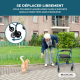 Déambulateur pliant | Siège et dossier | Aluminium | Panier | Pour personnes âgées | Bleu | Prado | Mobiclinic - Foto 6
