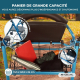 Déambulateur pliant | Siège et dossier | Aluminium | Panier | Pour personnes âgées | Bleu | Prado | Mobiclinic - Foto 7