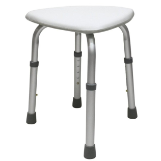 Tabouret triangulaire | Hauteur réglable | 4 pieds | Jusqu'à 130 kg