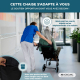 Fauteuil roulant de transit | Pliable | Aluminium | Petites roues | Freins sur les poignées | Noir | Saturno | Mobiclinic - Foto 3