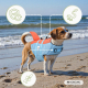 Gilet de sauvetage pour chien | Harnais réglable | Laisse à anneau | Poignée | Aileron décoratif | Sharky | L | Mobiclinic - Foto 3