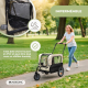 Remorque pour chien et chariot de transport | 2 x 1 | Housse imperméable | 40 kg | Oxford 600D| 123x67x100 cm | Mobiclinic - Foto 5